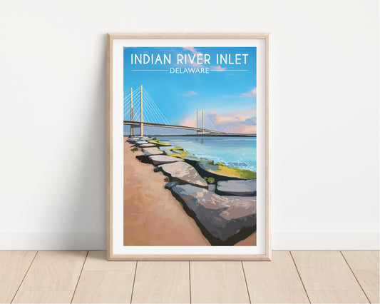 Indian River Inlet State Park Poster