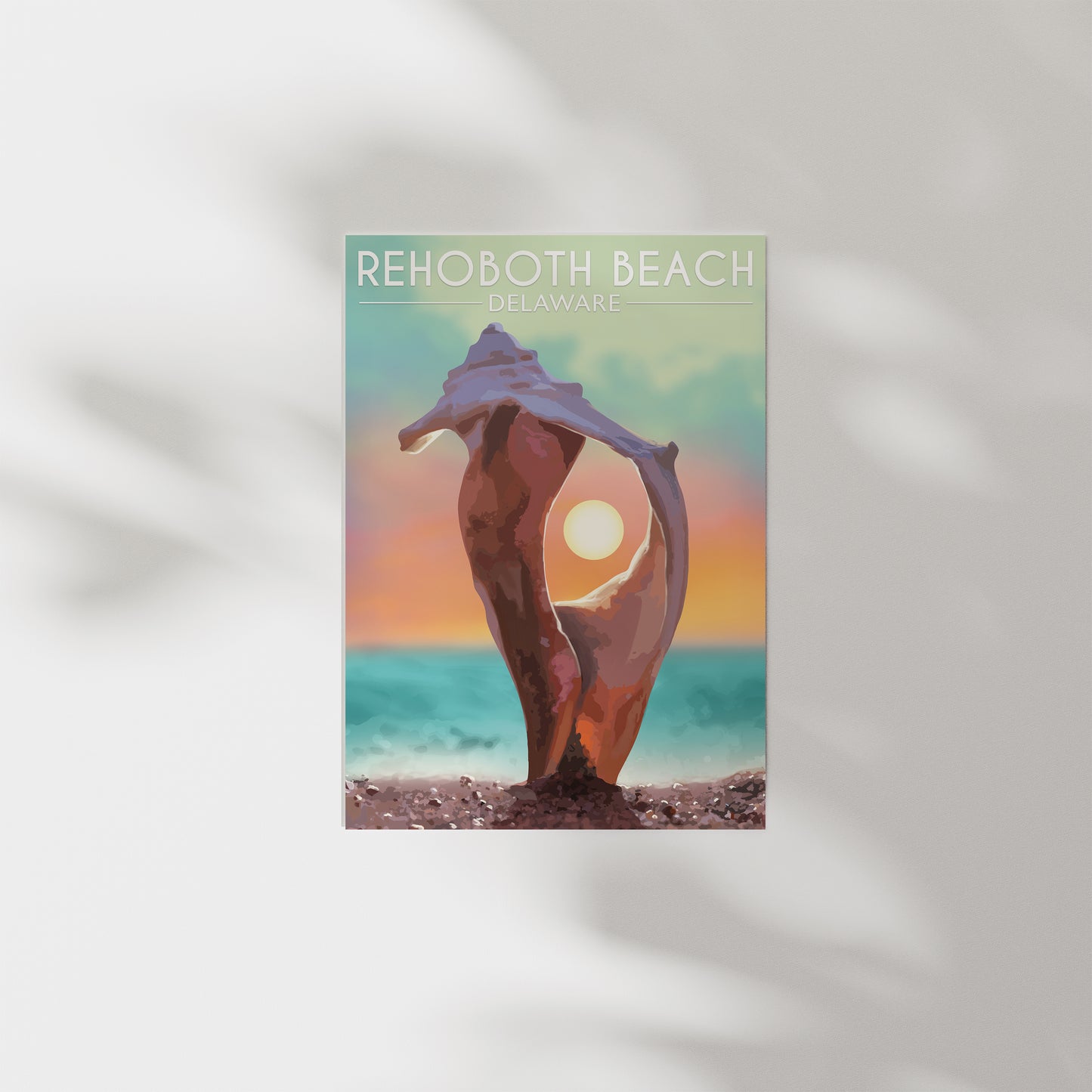 Rehoboth Beach Seashell Sunrise